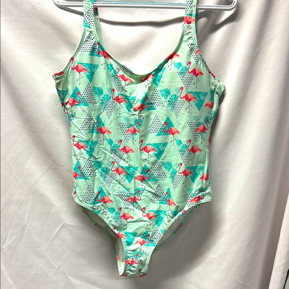 Hot Coals Women’s Flamingo Print Swimsuit